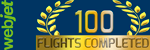 100 Flights Completed