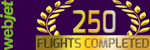 250 Flights Completed