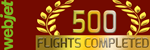 500 Flights Completed